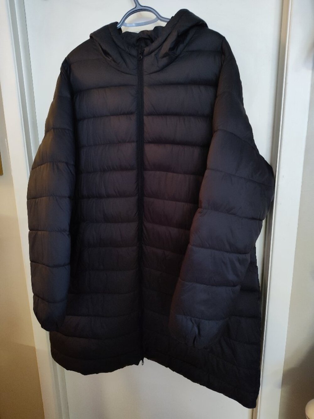 Black Puffer Coat 2X